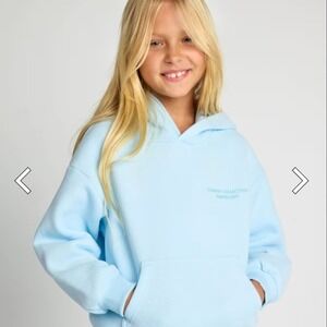 Comfrt Collection Pastel Edit Hoodie Light Blue Oversized Fleece Sweatshirt